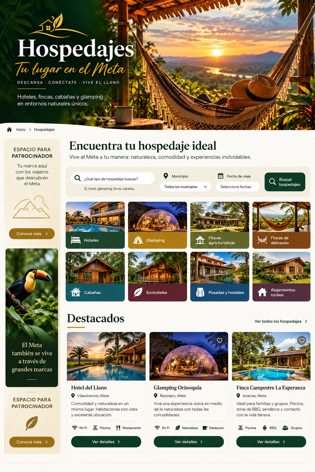 Diseño gráfico aprobado para hospedajes